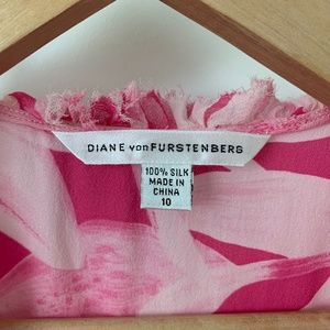 DVF silk wrap dress